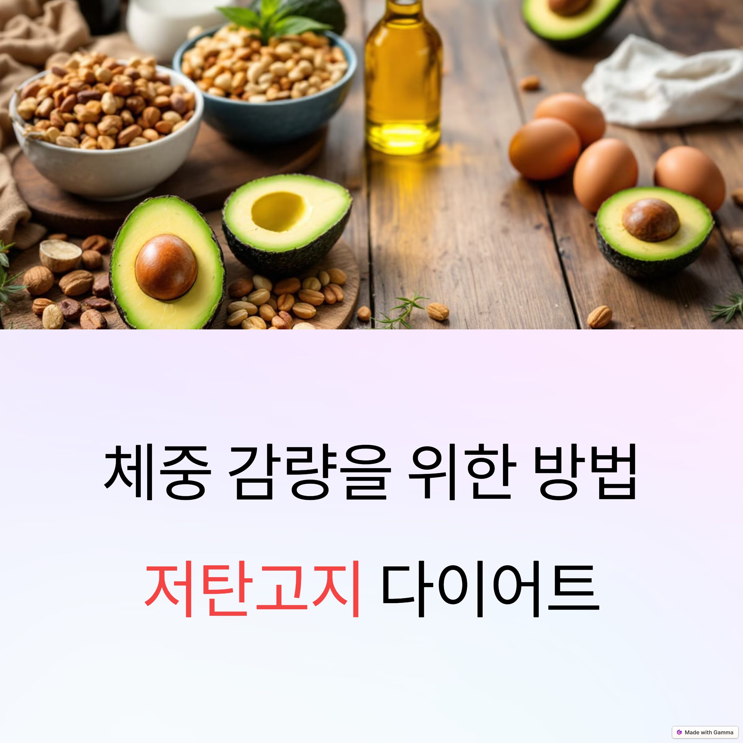 저탄고지 다이어트