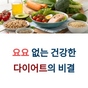 요요 없는 건강한 다이어트 비결